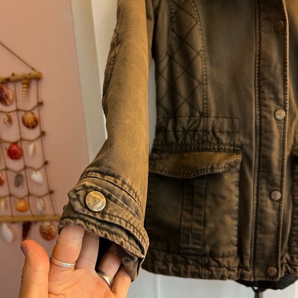 Guess Khaki jacket - Womens Small - Picture 4 of 14